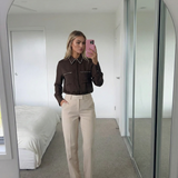 Utility Pocket Shirt – Structured Long Sleeve Button Top