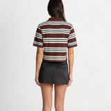 Striped Short Sleeve Polo Shirt – Relaxed Fit Casual Top