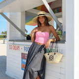 High Waist A-Line Midi Skirt for Elegant Timeless Style