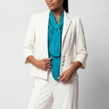 White Tailored Blazer