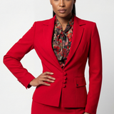 Red Tailored Blazer
