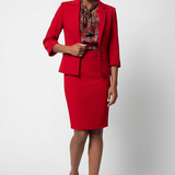 Red Tailored Blazer