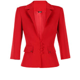 Red Tailored Blazer