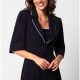 Black Cropped Blazer
