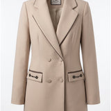 Beige Tailored Blazer