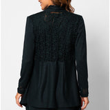 Green Tailored Cardigan