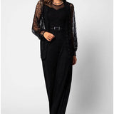 Black Lace Jumpsuit