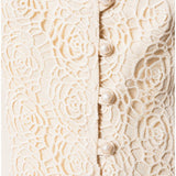Ivory Tailored Lace Blazer