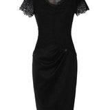 Black Lace Cocktail Dress