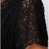 Black Lace Cocktail Dress