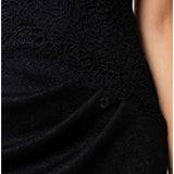 Black Lace Cocktail Dress