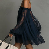 Lorraine | Off-Shoulder Lace Dress