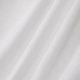 Amysaint White Ruched One Shoulder Cover-up