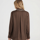 Utility Pocket Shirt – Structured Long Sleeve Button Top