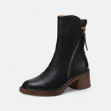 Women's Sleek Flat Roman Boots