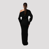 Women's One Shoulder Knit Dress