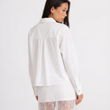 Structured Button Detail Blouse – Long Sleeve Elegant Shirt