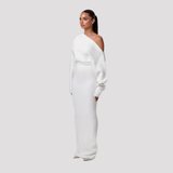 Women's One Shoulder Knit Dress