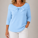 Elegant Bow Knit Sweater