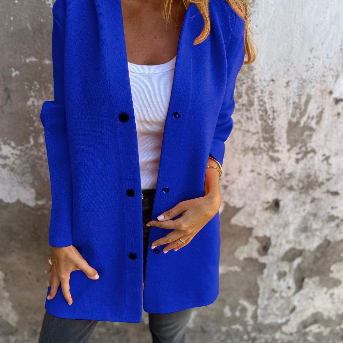 Knitted Hooded Cardigan for Women