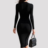Women's Zip Front Knit Dress