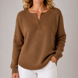 Classic Button Knit Sweater