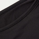 Long Sleeve Fitted Crop Top with Thumbhole Cuffs