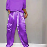 Ladies’ Satin Co-Ord Set