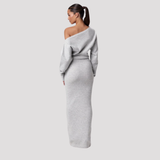 Women's One Shoulder Knit Dress