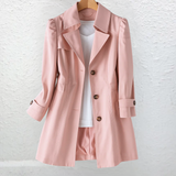 Classic Button Trench Coat