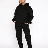 Soft Relaxed Fit Hoodie and Jogger Set for Everyday Comfort