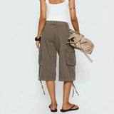 Women’s Longline Camo Cargo Shorts