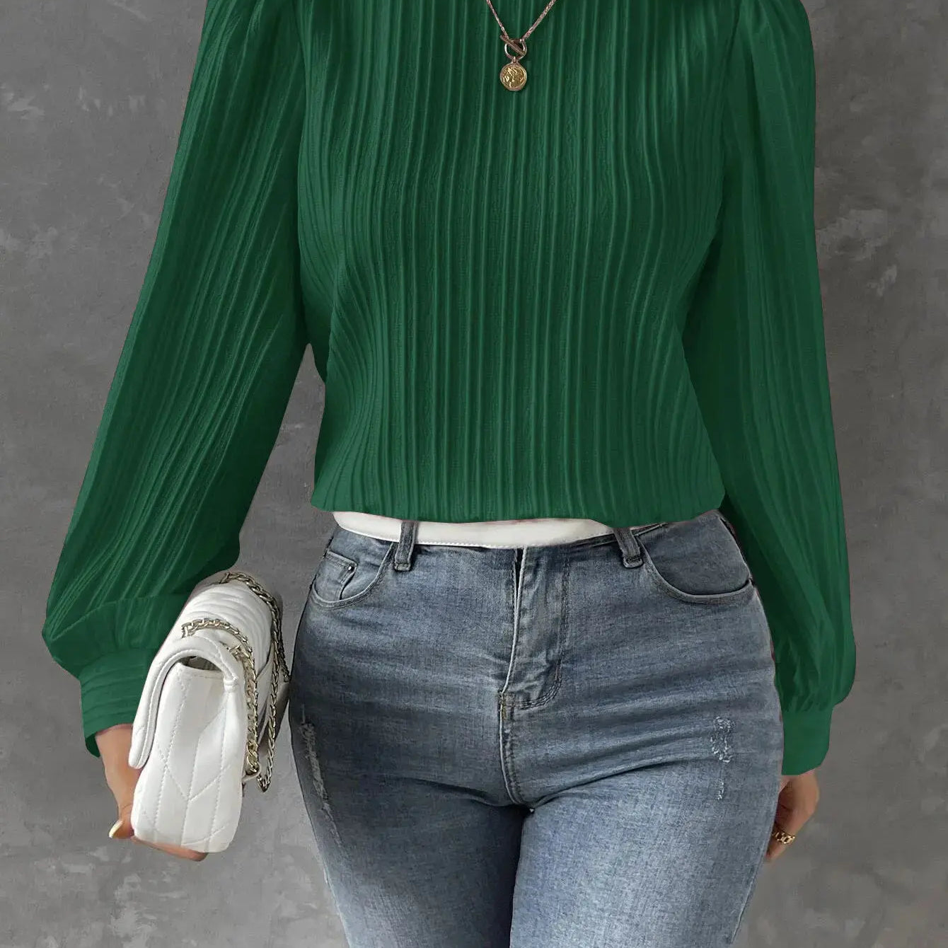 Pleated Chiffon Blouse for Elegant Everyday Style