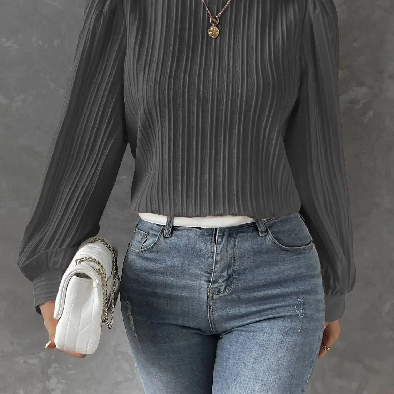 Pleated Chiffon Blouse for Elegant Everyday Style