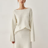 Soft Knit Relaxed Pullover Top