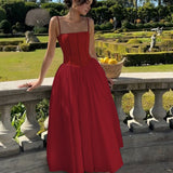 Strapless Pleated Maxi Dress – Elegant Flowy Summer Gown