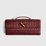 Woven Flap Clutch and Shoulder Bag – Versatile Elegant Design