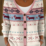 Patchwork Textured Cardigan