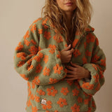 Women Floral Print Jumper