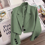 Ladies Cropped Blazer
