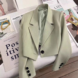 Ladies Cropped Blazer