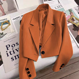 Ladies Cropped Blazer