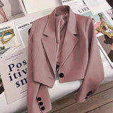 Ladies Cropped Blazer