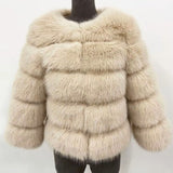 Ladies Faux Fur Jacket