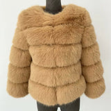 Ladies Faux Fur Jacket