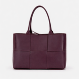 Luxury Woven Tote Bag – Soft Vegan Leather