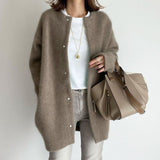 Women Button Knit Cardigan
