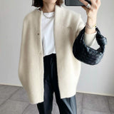 Women Button Knit Cardigan