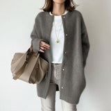 Women Button Knit Cardigan
