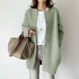 Women Button Knit Cardigan